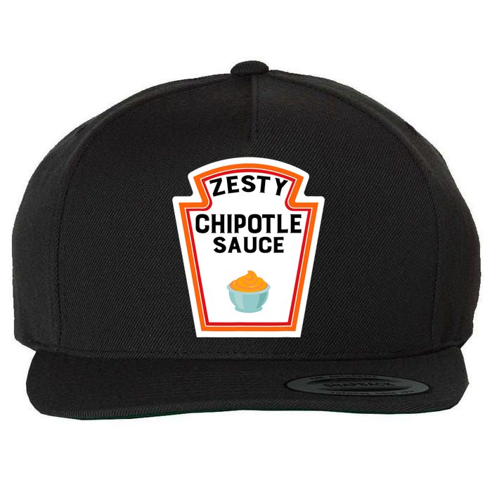 Funny Group Halloween Costume Chipotle Sauce Group Condiment Wool Snapback Cap