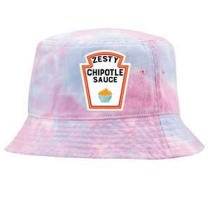 Funny Group Halloween Costume Chipotle Sauce Group Condiment Tie-Dyed Bucket Hat