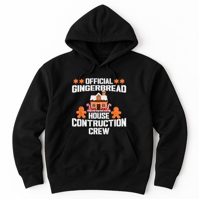 Funny Gingerbread House Construction Crew Christmas Cookie Hoodie
