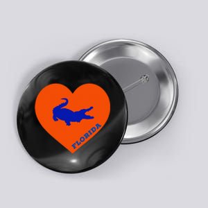 Florida Gator Heart Pillow Bag Button