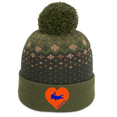 Florida Gator Heart Pillow Bag The Baniff Cuffed Pom Beanie