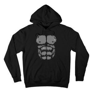 Funny Gorilla Halloween Party Costume Hoodie