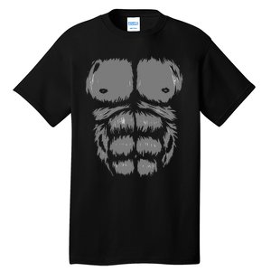 Funny Gorilla Halloween Party Costume Tall T-Shirt