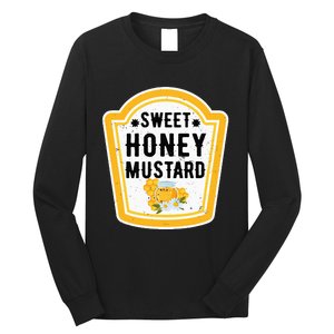 Funny Group Halloween Costume Sweet Honey Mustard Condiment Long Sleeve Shirt