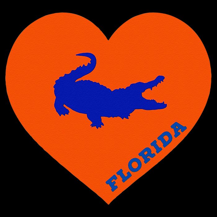 Florida Gator Hear PIllow Bag Tall T-Shirt