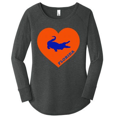 Florida Gator Hear PIllow Bag Women's Perfect Tri Tunic Long Sleeve Shirt