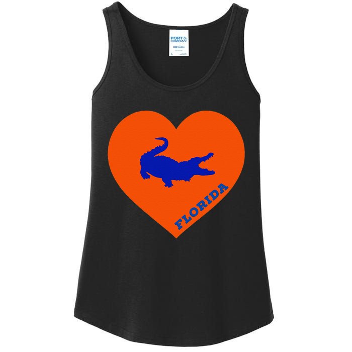 Florida Gator Hear PIllow Bag Ladies Essential Tank