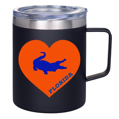 Florida Gator Hear PIllow Bag 12oz Stainless Steel Coffee Mug