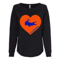 Florida Gator Hear PIllow Bag Womens California Wash Sweatshirt