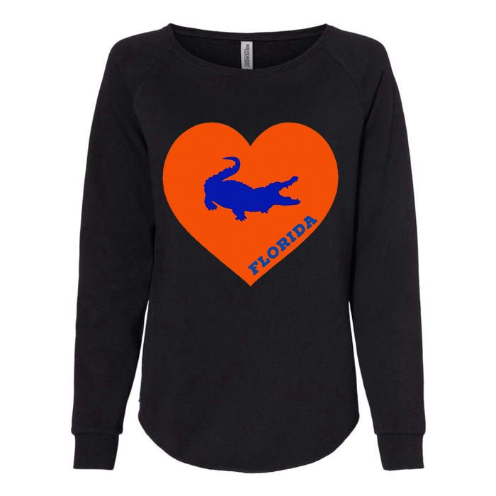 Florida Gator Hear PIllow Bag Womens California Wash Sweatshirt