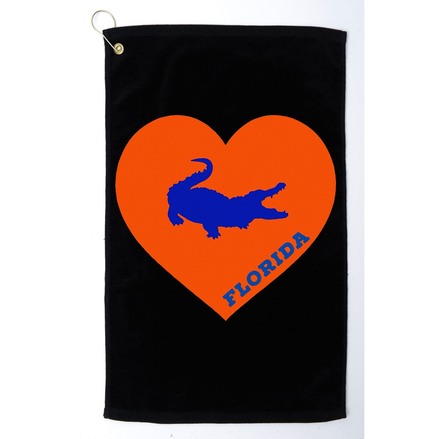 Florida Gator Hear PIllow Bag Golf Towel