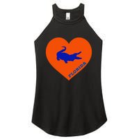 Florida Gator Hear PIllow Bag Women's Perfect Tri Rocker Tank