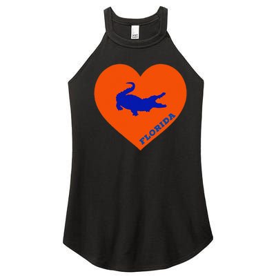 Florida Gator Hear PIllow Bag Women's Perfect Tri Rocker Tank