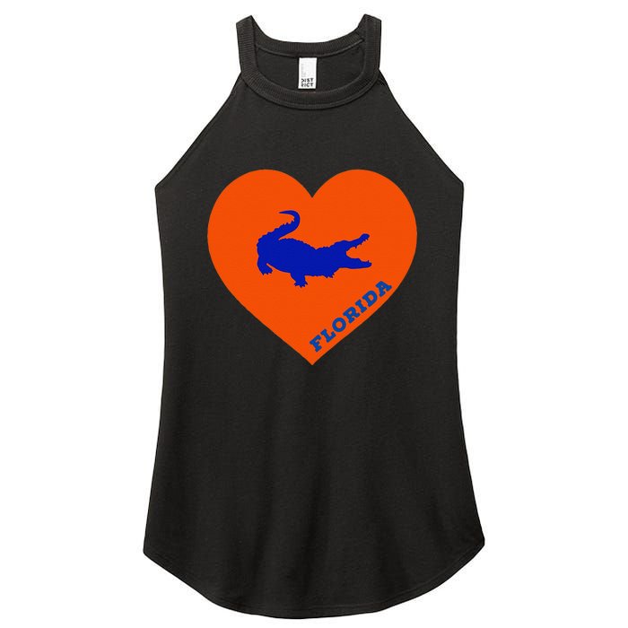 Florida Gator Hear PIllow Bag Women's Perfect Tri Rocker Tank