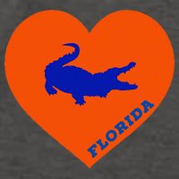Florida Gator Hear PIllow Bag Vector Backpack