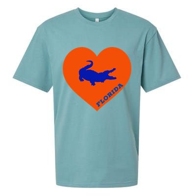 Florida Gator Hear PIllow Bag Sueded Cloud Jersey T-Shirt