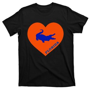 Florida Gator Heart Pillow Bag T-Shirt