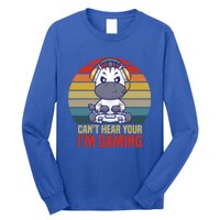 Funny Gamer Headset CanT Hear You IM Gaming Vintage Gift Long Sleeve Shirt