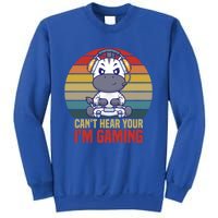 Funny Gamer Headset CanT Hear You IM Gaming Vintage Gift Sweatshirt