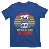 Funny Gamer Headset CanT Hear You IM Gaming Vintage Gift T-Shirt