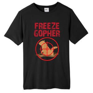 Freeze Gopher Hunting Funny Gopher Hunter Tall Fusion ChromaSoft Performance T-Shirt