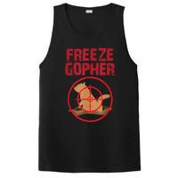 Freeze Gopher Hunting Funny Gopher Hunter PosiCharge Competitor Tank