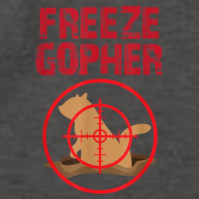 Freeze Gopher Hunting Funny Gopher Hunter Vector Backpack