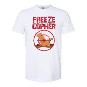 Freeze Gopher Hunting Funny Gopher Hunter Softstyle CVC T-Shirt