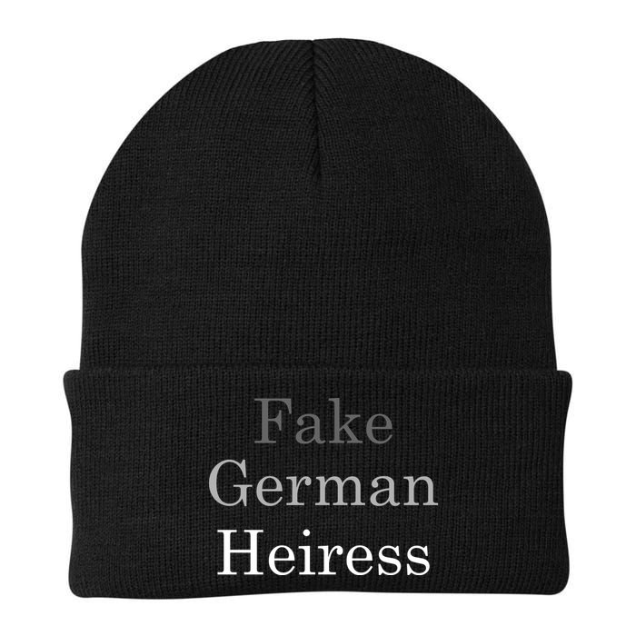 Fake German Heiress Funny Meme Beanie