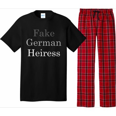 Fake German Heiress Funny Meme Pajama Set