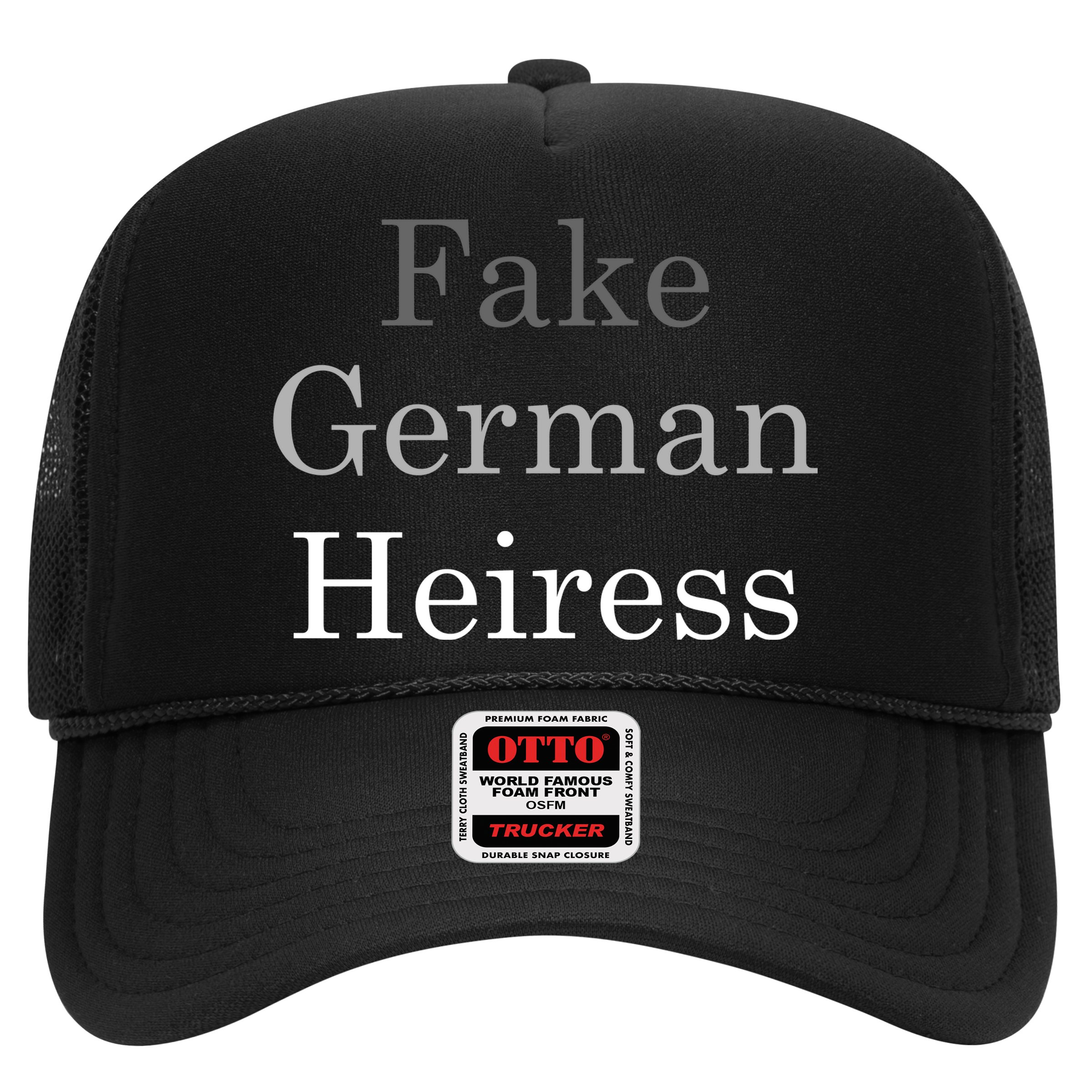 Fake German Heiress Funny Meme Hat