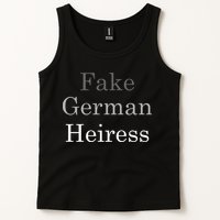 Fake German Heiress Funny Meme Tank Top