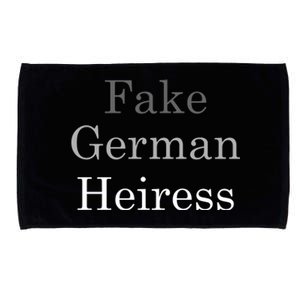 Fake German Heiress Funny Meme Microfiber Hand Towel