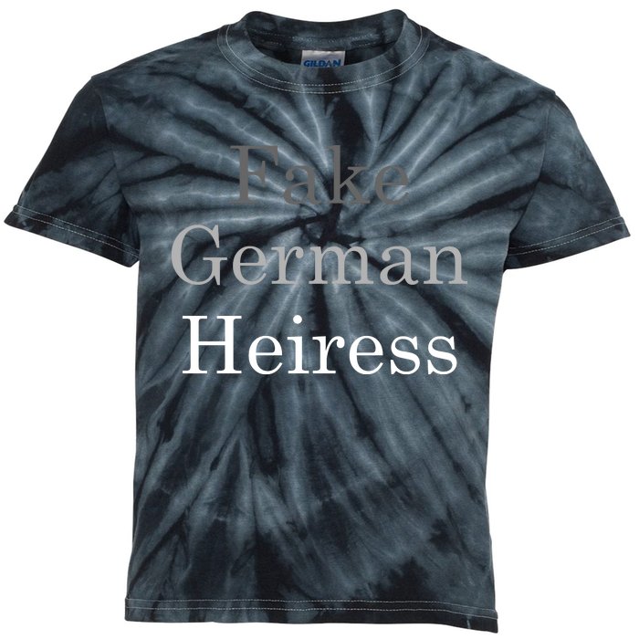 Fake German Heiress Funny Meme Kids Tie-Dye T-Shirt