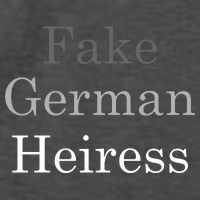Fake German Heiress Funny Meme Vector Backpack