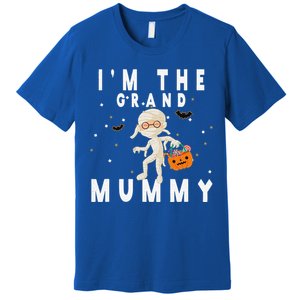 Funny Grandma Halloween Im The Grand Mummy Premium T-Shirt