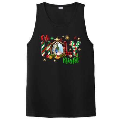 Funny Gifts Holy Night Religious Christmas Nativity Scene PosiCharge Competitor Tank