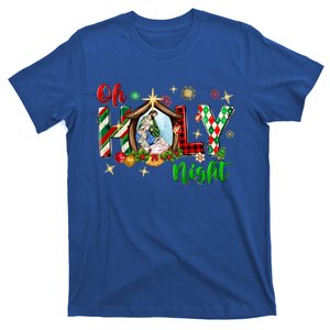 Funny Gifts Holy Night Religious Christmas Nativity Scene T-Shirt