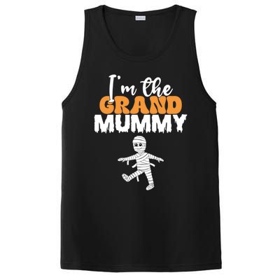 Funny Grandma Halloween IM The Grand Mummy Costume Humor Gift PosiCharge Competitor Tank