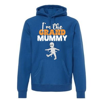 Funny Grandma Halloween IM The Grand Mummy Costume Humor Gift Premium Hoodie