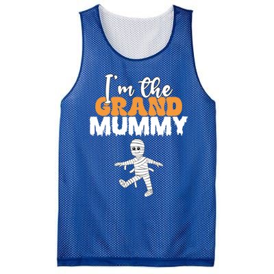 Funny Grandma Halloween IM The Grand Mummy Costume Humor Gift Mesh Reversible Basketball Jersey Tank