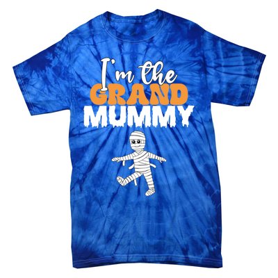 Funny Grandma Halloween IM The Grand Mummy Costume Humor Gift Tie-Dye T-Shirt