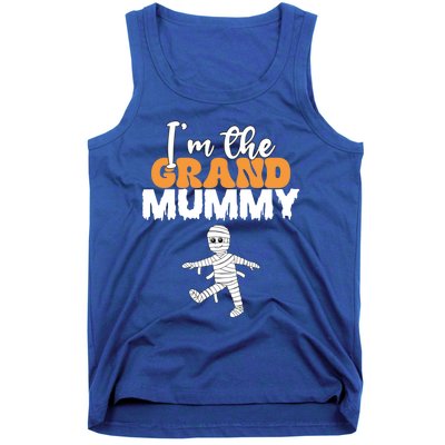 Funny Grandma Halloween IM The Grand Mummy Costume Humor Gift Tank Top