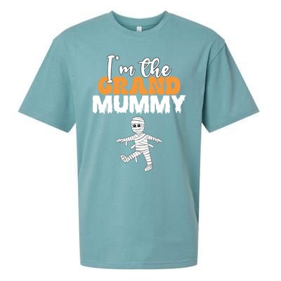 Funny Grandma Halloween IM The Grand Mummy Costume Humor Gift Sueded Cloud Jersey T-Shirt