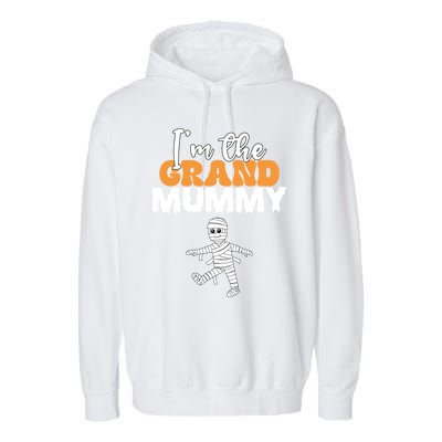 Funny Grandma Halloween IM The Grand Mummy Costume Humor Gift Garment-Dyed Fleece Hoodie