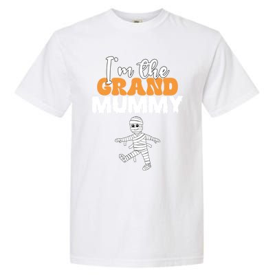 Funny Grandma Halloween IM The Grand Mummy Costume Humor Gift Garment-Dyed Heavyweight T-Shirt