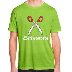 Funny Group Halloween Outfit Rock Paper Scissors Costume Gift Adult ChromaSoft Performance T-Shirt