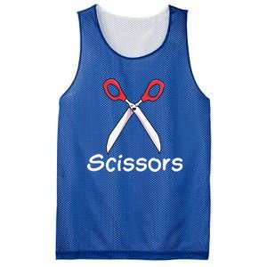 Funny Group Halloween Outfit Rock Paper Scissors Costume Gift Mesh Reversible Basketball Jersey Tank