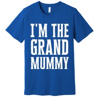 Funny Grandma Halloween Quote IM The Grand Mummy Gift Premium T-Shirt