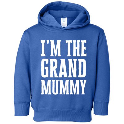 Funny Grandma Halloween Quote IM The Grand Mummy Gift Toddler Hoodie